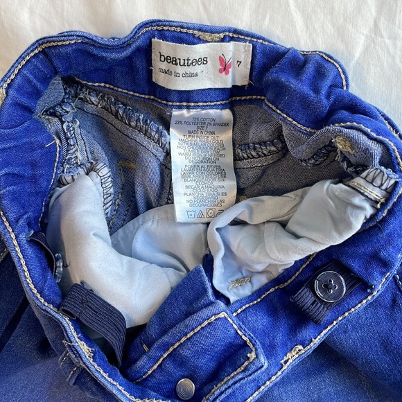 Girls Beautees Jeans with Rhinestones - Picture 4 of 5